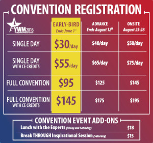 2016 Convention Pricing