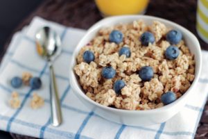 oatmeal, whole grains, carbohydrates