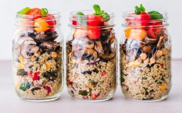 Mason jar taco salads