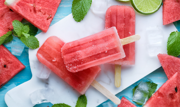 Image of watermelon popsicles