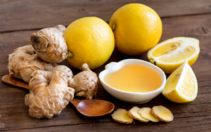 Ginger and lemon